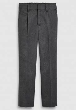 Next BLACK PLEAT FRONT SLIM FIT TROUSERS (3-16YRS) - Stoffhose - Grey | Kinder