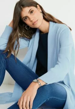 Next Damen LONGLINE - Strickjacke - Light Blue -Next Großes Kaufhaus bc698577e84749f58019295154df5765