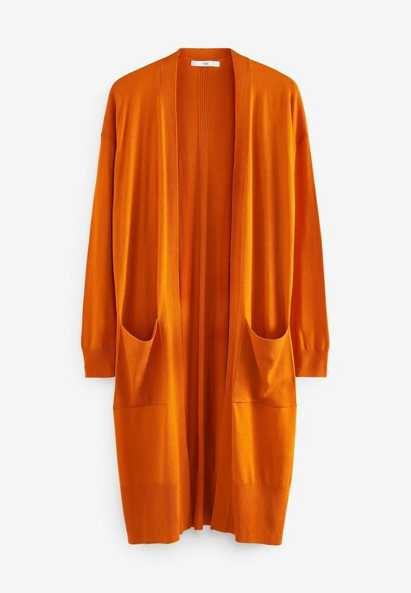 Next Damen LONGLINE - Strickjacke - Ochre 4 Next Damen LONGLINE - Strickjacke - Ochre – Bild 4