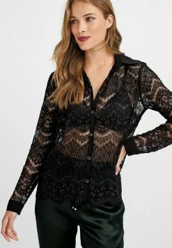 Next Damen Hemdbluse - Black