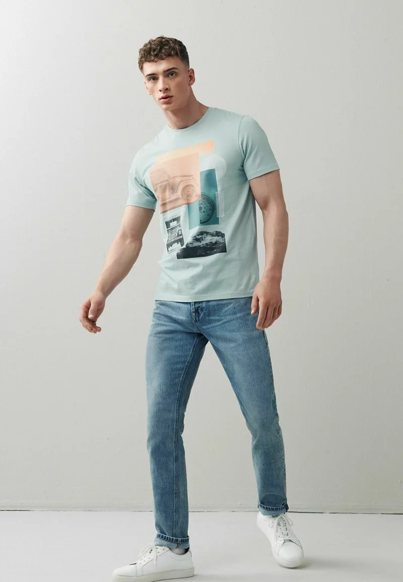 Next Herren GRAPHIC - T-Shirt Print - Green 2 Next Herren GRAPHIC - T-Shirt Print - Green – Bild 2