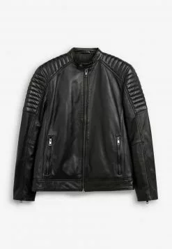 Next Herren Lederjacke - Black