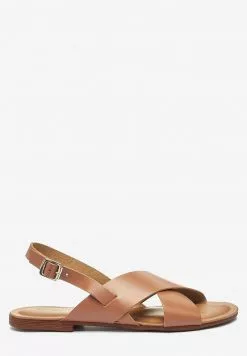 Next Damen FOREVER COMFORT® CROSS FRONT SLINGBACKS - Riemensandalette - Brown -Next Großes Kaufhaus bde6e9b0046a47db86d3f02d90c108e7