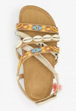 Next Kinder Riemensandalette - Rose Gold Embellished Shell -Next Großes Kaufhaus be201f1bb6d845dfa123271f71be484c