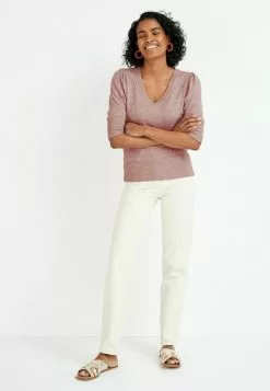 Next Damen COSY SHORT PUFF SLEEVE - T-Shirt Basic - Pink