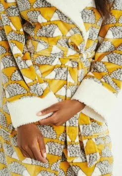 Next Damen SCION - Bademantel - Ochre Yellow Spike Hedgehog -Next Großes Kaufhaus be65a93bd52144d399c96b3319587102