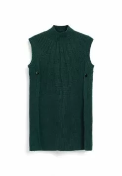 Next Damen BUTTON DETAIL LONGLINE SLEEVELESS - Strickpullover - Green 9 Next Damen BUTTON DETAIL LONGLINE SLEEVELESS - Strickpullover - Green -Next Großes Kaufhaus bea3c77061284d5e86f6eb7493b610a7