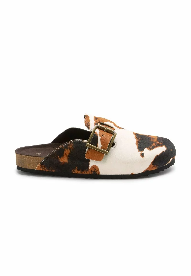 Next Kinder Pantolette Flach - Animal Print Leather Premium 1 Next Kinder Pantolette Flach - Animal Print Leather Premium
