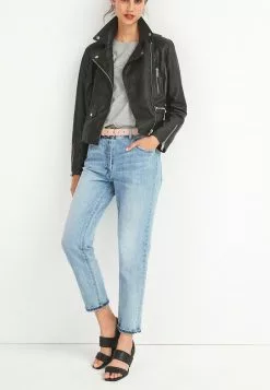 Next Damen Lederjacke - Black