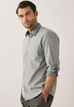 Next SIGNATURE SOFT TOUCH ROLL SLEEVE - Hemd - Grey | Herren 7 Next SIGNATURE SOFT TOUCH ROLL SLEEVE - Hemd - Grey | Herren -Next Großes Kaufhaus bfe2e10503fd403491b9ae5e0e6688db