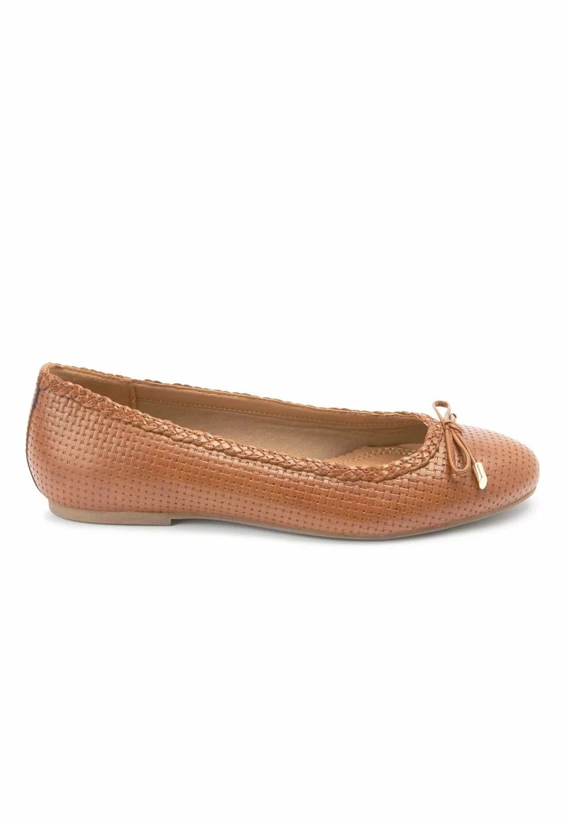 Next WEAVE - Klassischer Ballerina - Tan Brown | Damen 1 Next WEAVE - Klassischer Ballerina - Tan Brown | Damen