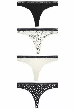 Next 4 PACK - String - Black | Damen -Next Großes Kaufhaus c027105ab38a45be809a71b5989396cd