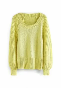 Next Damen VOOP NECK - Strickpullover - Green -Next Großes Kaufhaus c027e99279564cdd964cbcc183f4af72