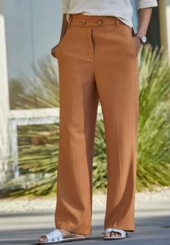 Next Damen TWILL - Stoffhose - Bronze Brown