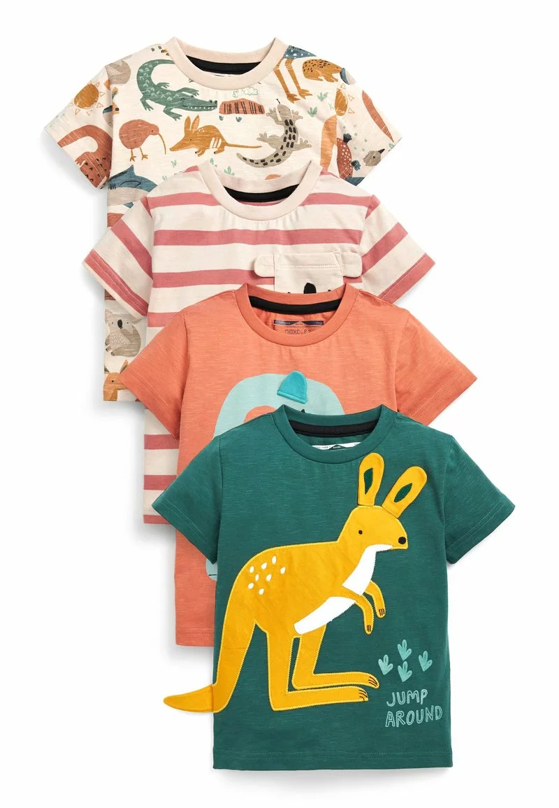 Next Kinder 4 PACK - T-Shirt Print - Multi Coloured 1 Next Kinder 4 PACK - T-Shirt Print - Multi Coloured