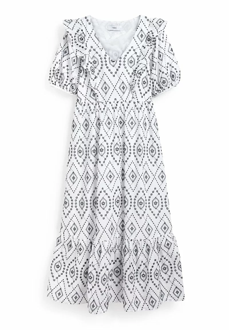 Next Damen Freizeitkleid - White Black 5 Next Damen Freizeitkleid - White Black – Bild 5