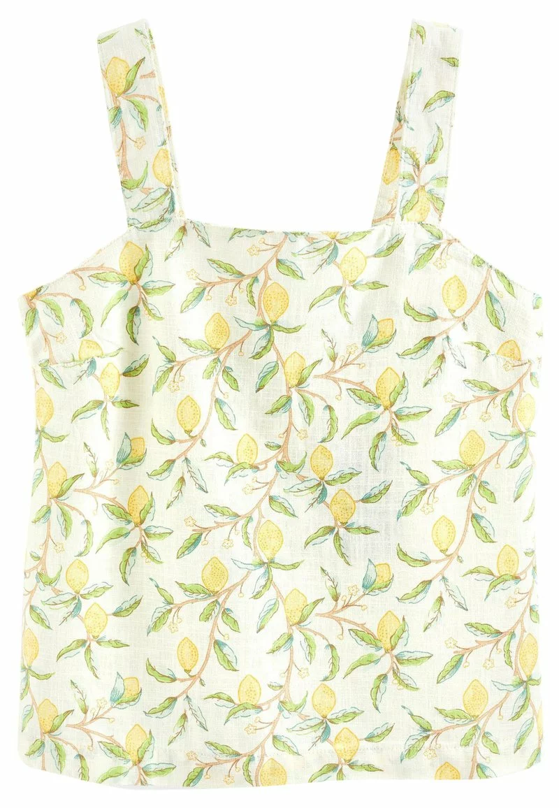 Next Damen Bluse - Morris Co White Lemon Print 4 Next Damen Bluse - Morris Co White Lemon Print – Bild 4