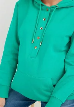 Next Damen POPPER FRONT - Kapuzenpullover - Green 10 Next Damen POPPER FRONT - Kapuzenpullover - Green -Next Großes Kaufhaus c4662732538744e0b60da1163c4659bb