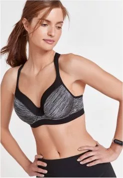 Next Damen IMPACT FULL CUP - Sport BH - Black