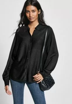 Next Damen Hemdbluse - Black