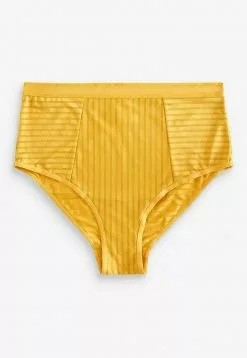 Next Damen STRIPE HIGH WAIST TWO PACK - Slip - Yellow -Next Großes Kaufhaus c4ef23d7b35c4fe3b9d10c62e2a3f2f3