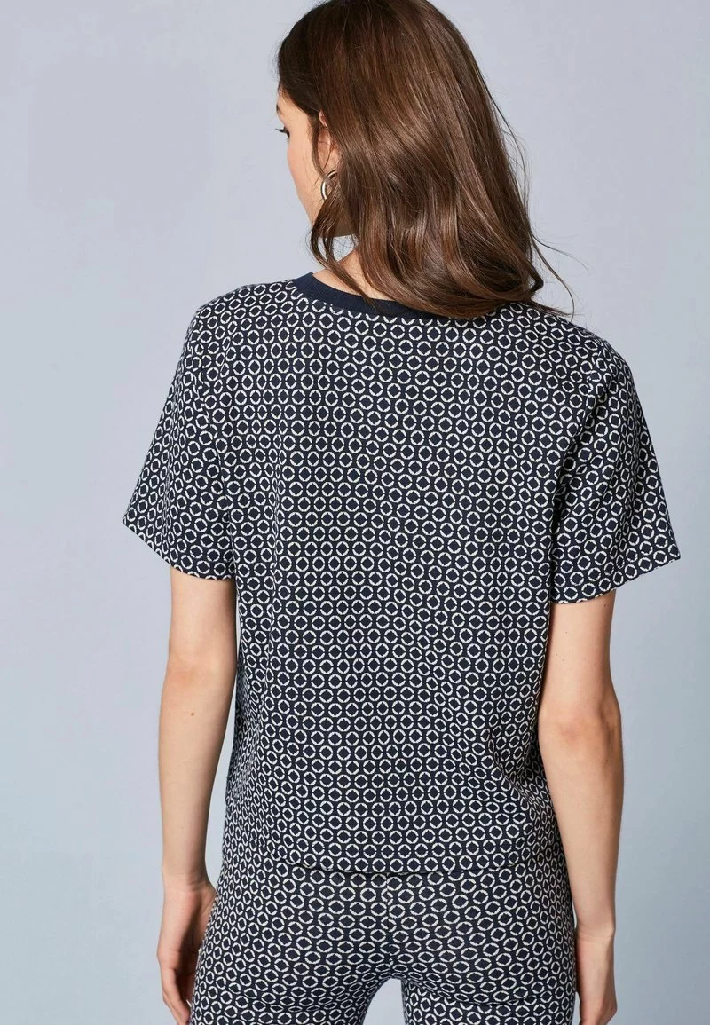 Next Damen JACQUARD - T-Shirt Print - Navy Blue Geo 2 Next Damen JACQUARD - T-Shirt Print - Navy Blue Geo – Bild 2