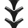 Next Damen 3 PACK - String - Black