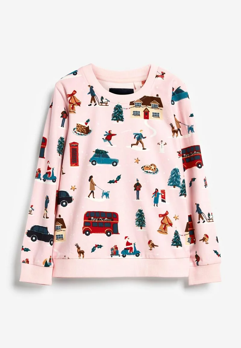 Next Kinder CHRISTMAS MATCHING FAMILY - Nachtwäsche Set - Pink 2 Next Kinder CHRISTMAS MATCHING FAMILY - Nachtwäsche Set - Pink – Bild 2