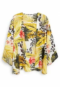 Next Damen TROPICAL ANIMAL PRINT COVER-UP - Strickjacke - Multi