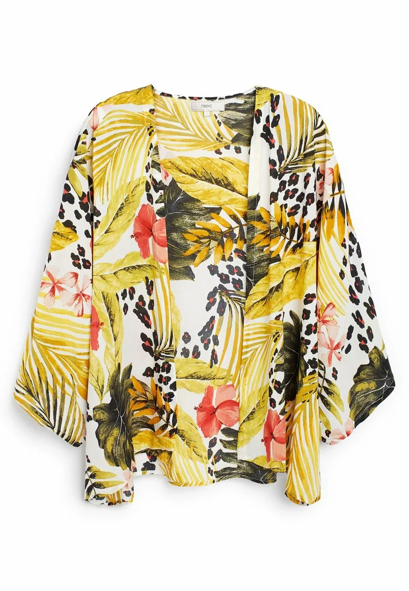 Next Damen TROPICAL ANIMAL PRINT COVER-UP - Strickjacke - Multi 1 Next Damen TROPICAL ANIMAL PRINT COVER-UP - Strickjacke - Multi