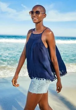 Next Damen POM POM - Top - Navy Blue 6 Next Damen POM POM - Top - Navy Blue -Next Großes Kaufhaus c5dd26a5d4c64cfaac98d22a657cd665