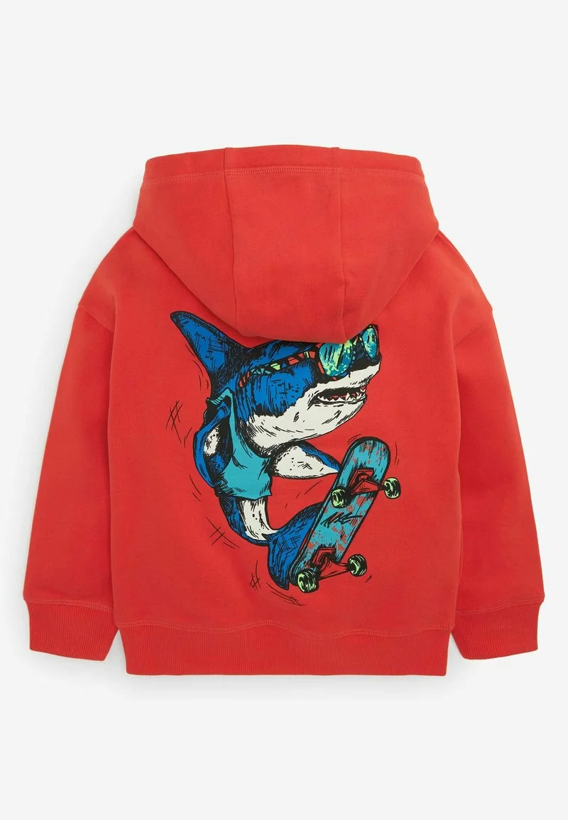 Next Kinder Sweatjacke - Orange Shark Skate 2 Next Kinder Sweatjacke - Orange Shark Skate – Bild 2
