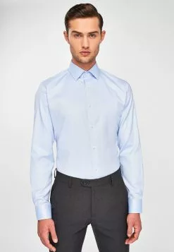 Next Herren SLIM FIT - Businesshemd - Mottled Blue