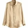 Next Damen Hemdbluse - Champagne Gold