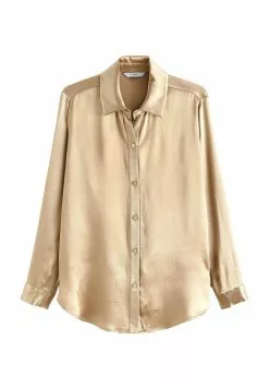 Next Damen Hemdbluse - Champagne Gold