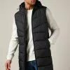 Next Herren SHOWER RESISTANT LONGLINE PUFFER - Weste - Black