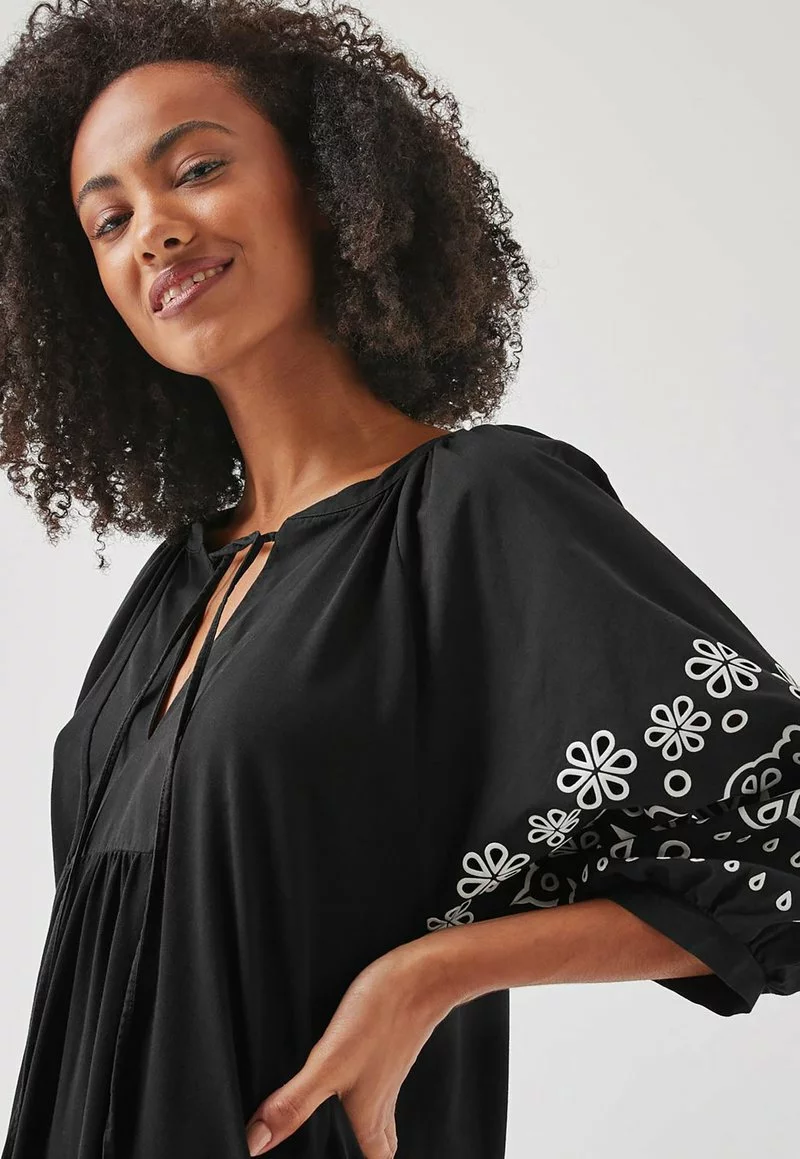 Next Damen LONG SLEEVE - Freizeitkleid - Black 3 Next Damen LONG SLEEVE - Freizeitkleid - Black – Bild 3