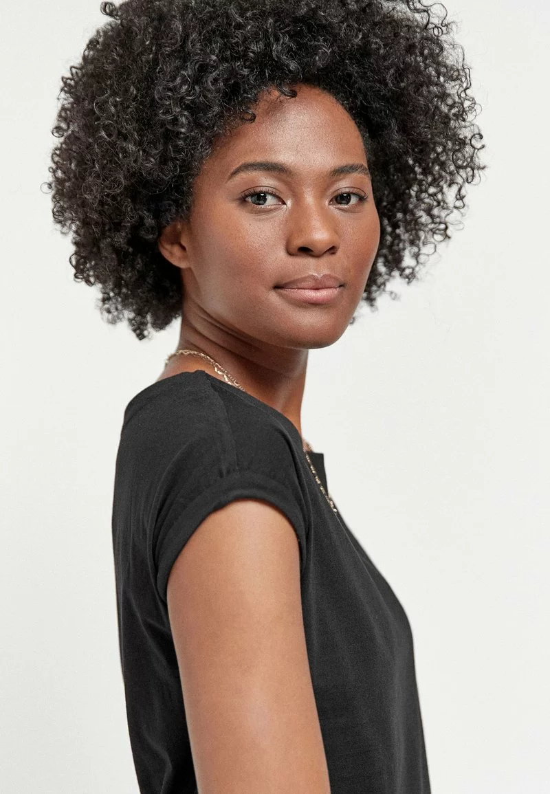 Next Damen RELAXED CAPPED SLEEVE - Strandaccessoire - Black 3 Next Damen RELAXED CAPPED SLEEVE - Strandaccessoire - Black – Bild 3