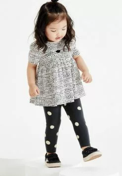 Next Kinder Leggings - Hosen - Monochrome Cat