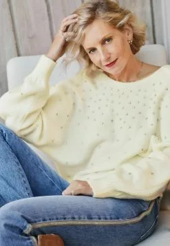 Next Damen SAVANNAH MILLER GEM - Fleecepullover - Off-white -Next Großes Kaufhaus c7911662b83f4253a6597d3c62ed1c06