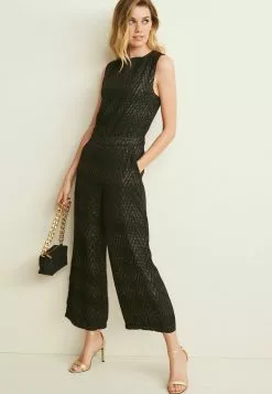 Next Damen METALLIC - Jumpsuit - Black