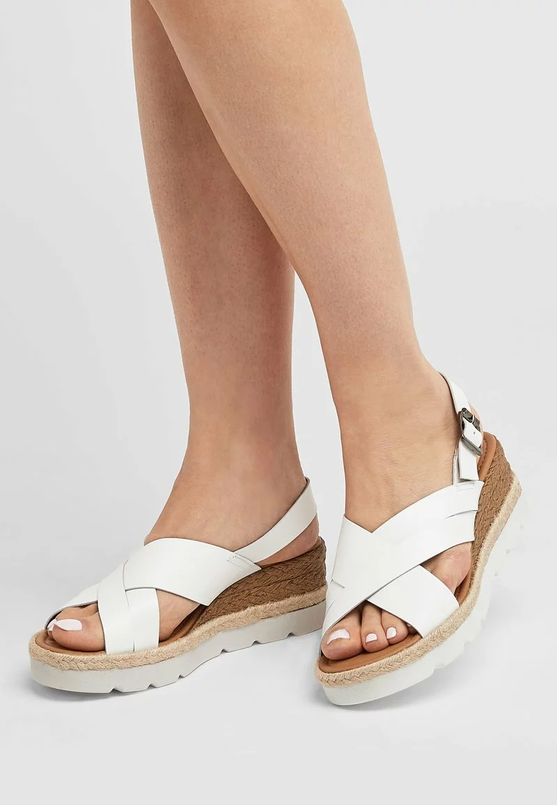 Next Damen CROSS OVER - Espadrille - White 1 Next Damen CROSS OVER - Espadrille - White