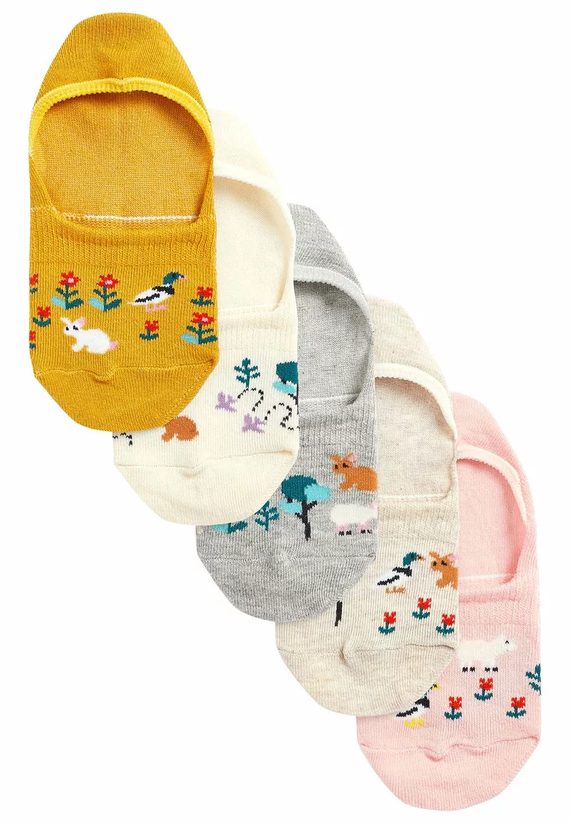 Next Damen 5 PACK - Füßlinge - Spring Animals 1 Next Damen 5 PACK - Füßlinge - Spring Animals