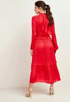 Next Damen SATIN TIE NECK - Freizeitkleid - Red -Next Großes Kaufhaus ca855bdc61354d10a24441d703a47d16