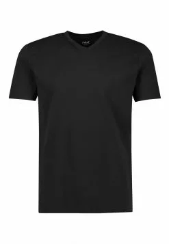 Next V-NECK T-SHIRT-SLIM FIT - T-Shirt Basic - Black | Herren 7 Next V-NECK T-SHIRT-SLIM FIT - T-Shirt Basic - Black | Herren -Next Großes Kaufhaus caa322d621be4ac98c710ee83ffc8a57