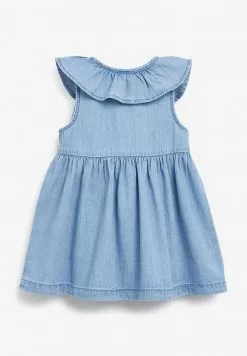 Next Kinder SLEEVELESS FRILL - Freizeitkleid - Blue Denim -Next Großes Kaufhaus cb30034186504db7a530b7850064e558