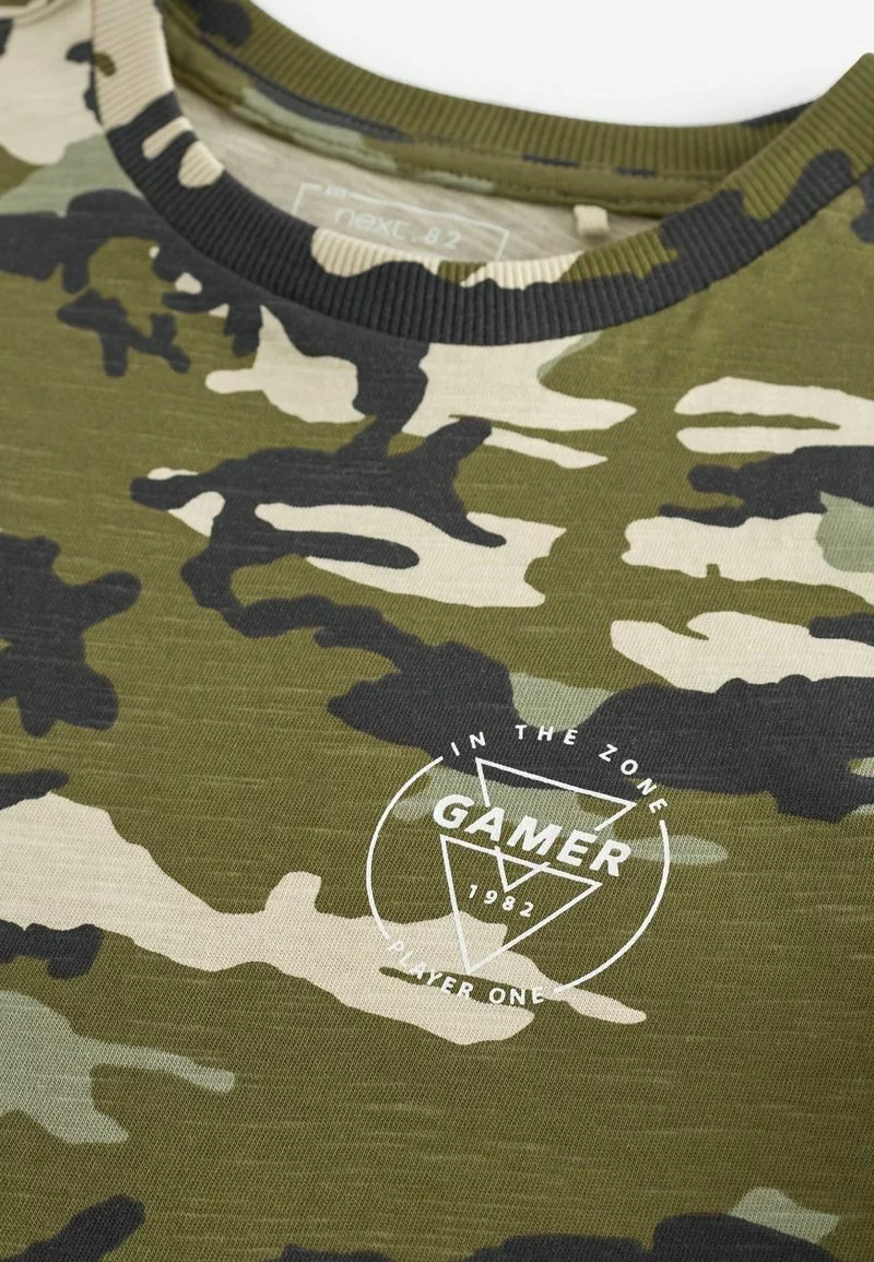 Next Kinder T-Shirt Print - Khaki Green 3 Next Kinder T-Shirt Print - Khaki Green – Bild 3