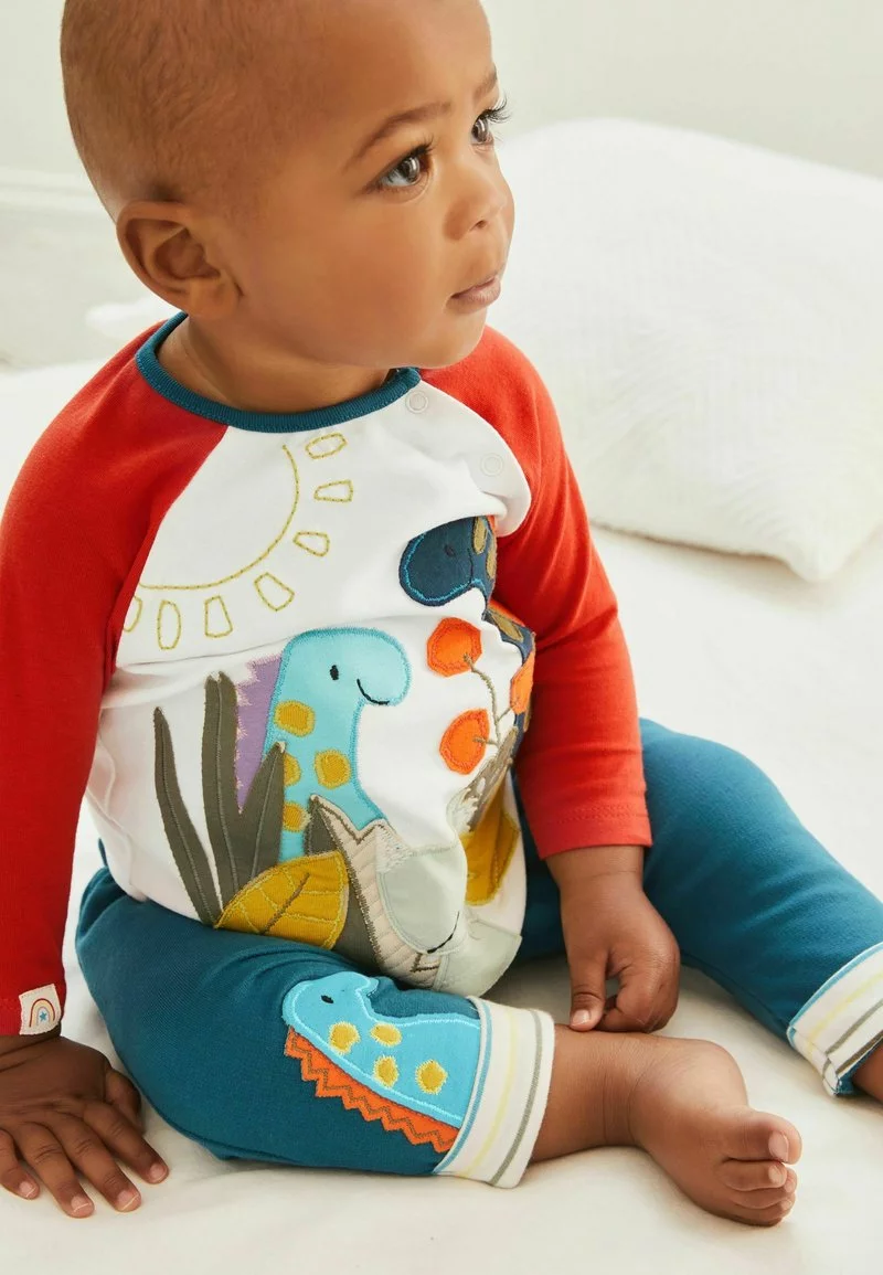 Next Kinder 4 PIECE SET - Leggings - Hosen - Red 1 Next Kinder 4 PIECE SET - Leggings - Hosen - Red