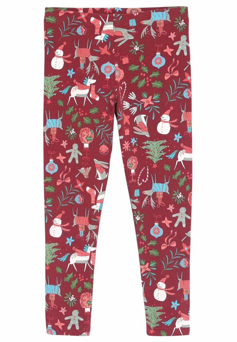 Next Kinder Leggings - Hosen - Mottled Dark Red 1 Next Kinder Leggings - Hosen - Mottled Dark Red