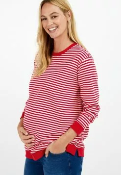 Next MATERNITY LONG SLEEVE STRIPED - Langarmshirt - Pink | Damen